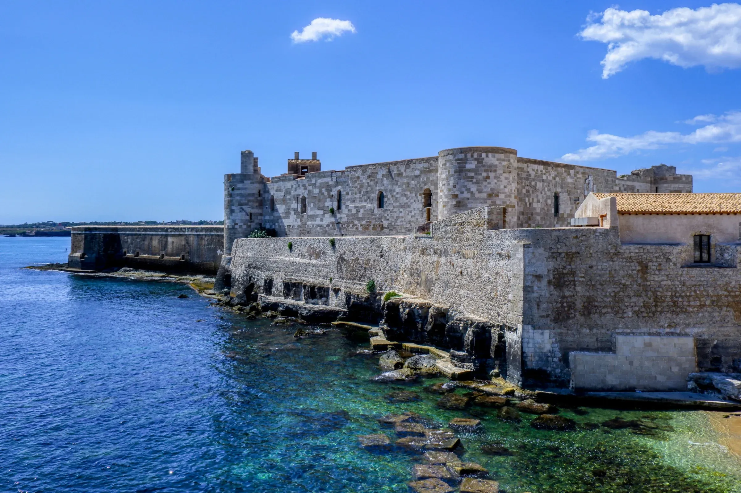 Il Castello Maniace sulla punta di Ortigia