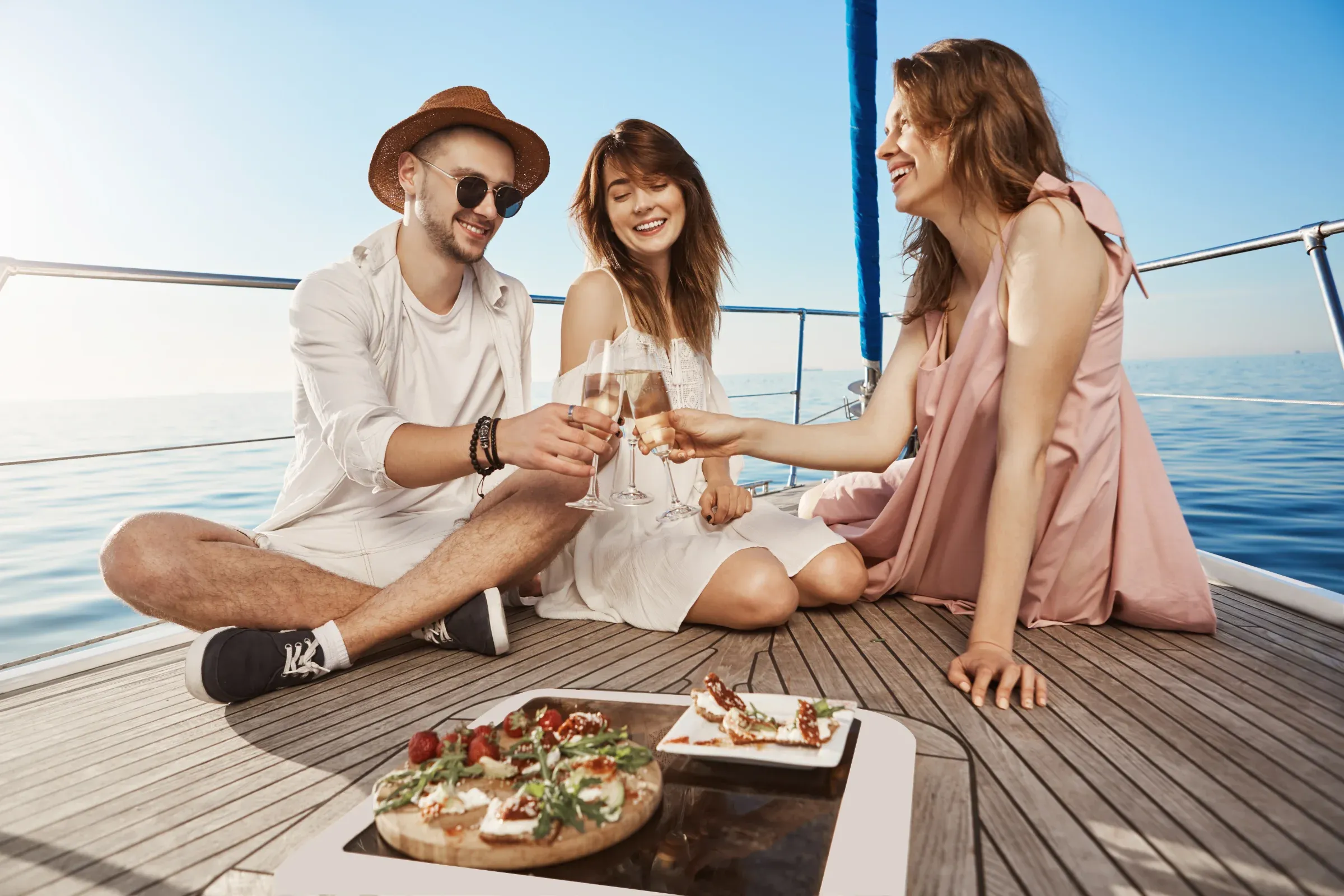 Amici in barca